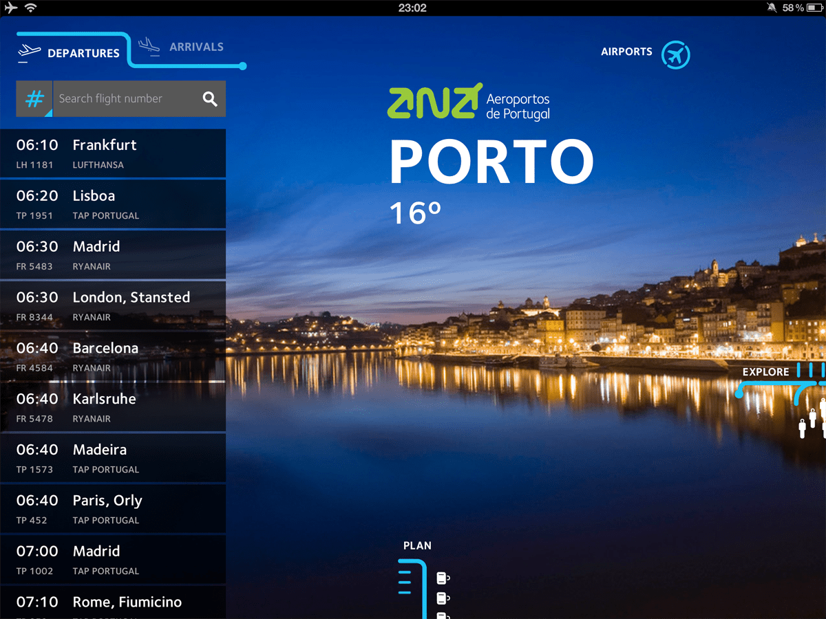 iPad ANA Porto
