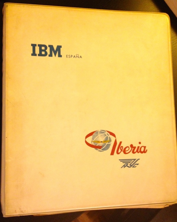 IBM study for Iberia and Aviaco