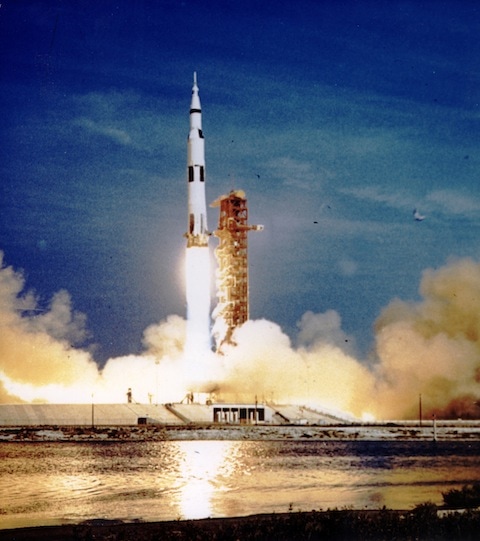 Saturn V Liftoff with the Apollo XI